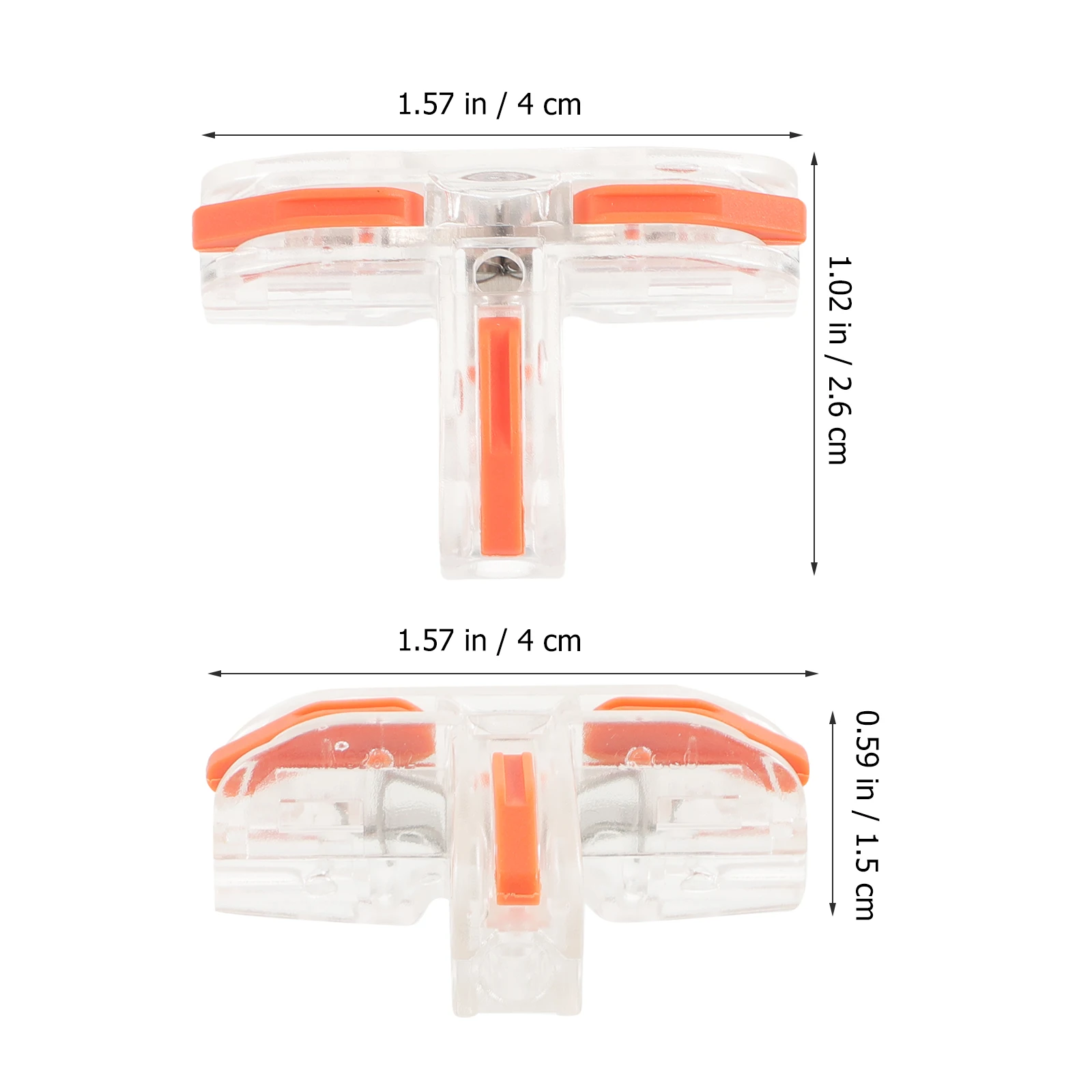 10pcs Copper Wire Connectors Quick Splice Terminals T-Type Insulated Kit For Cable Wires Household
10pcs Copper Wire Connectors Quick Splice Terminals T-Type Insulated Kit For Cable Wires Household