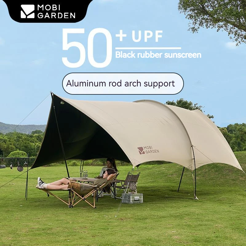Mobi Garde City Camping Thick Black Glue Arched Tunnel Canopy 150D Oxford PU5000+ Waterproof 19㎡ Large Space Party Awning Tent
Mobi Garde City Camping Thick Black Glue Arched Tunnel Canopy 150D Oxford PU5000+ Waterproof 19㎡ Large Space Party Awning Tent