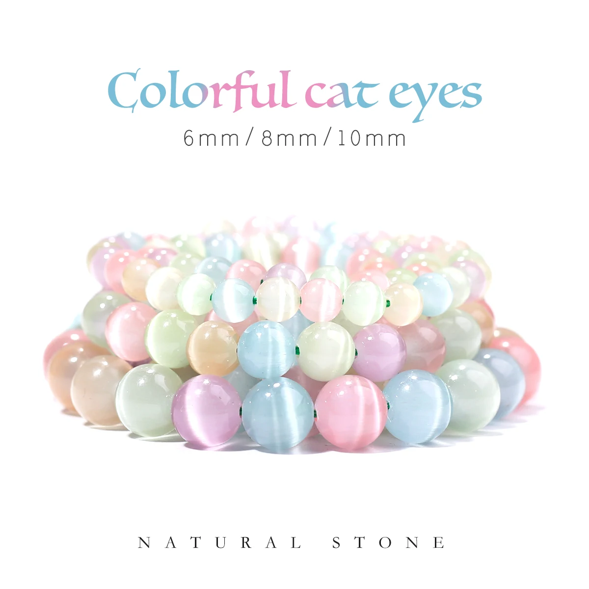 DIY Beads Colorful cat eyes Stone Jade Cat Eye Round Loose Beads 6 8 10mm Pick Size For Jewelry Making Beads Wholesale
DIY Beads Colorful cat eyes Stone Jade Cat Eye Round Loose Beads 6 8 10mm Pick Size For Jewelry Making Beads Wholesale