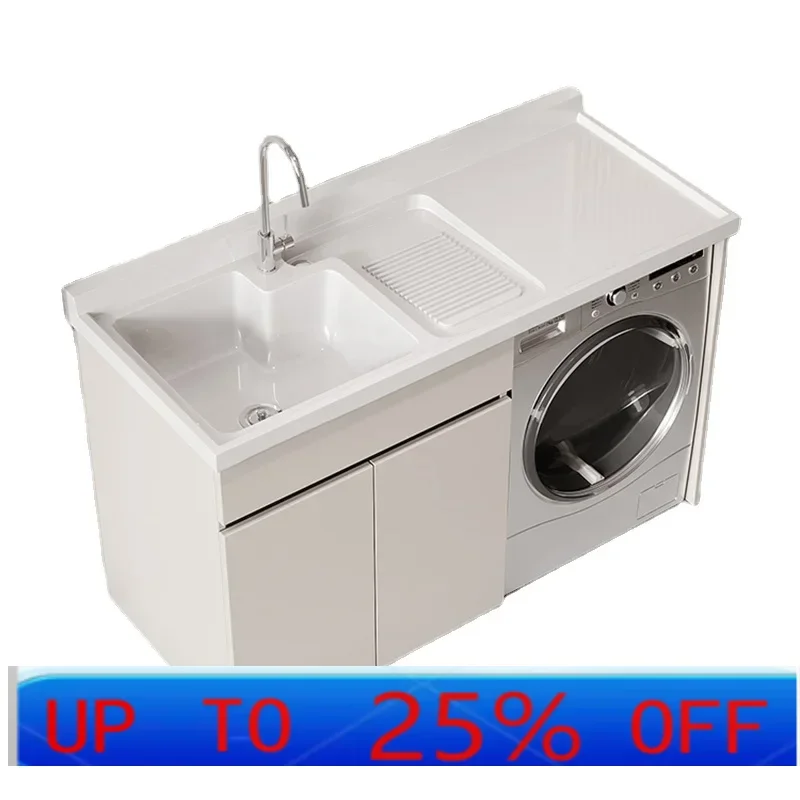 LMM Whole Board Wash Wardrobe Combination Laundry Tub Washboard Washing Machine All-in-One Cabinet Partner Custom Corner Cutting
LMM Whole Board Wash Wardrobe Combination Laundry Tub Washboard Washing Machine All-in-One Cabinet Partner Custom Corner Cutting