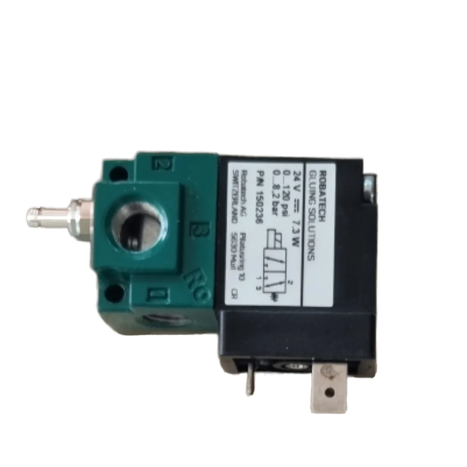 Solenoid Valve Robatech 150236 Electric Solenoid Valve With Diaphragm Structure for Gas Media Applications
Solenoid Valve Robatech 150236 Electric Solenoid Valve With Diaphragm Structure for Gas Media Applications