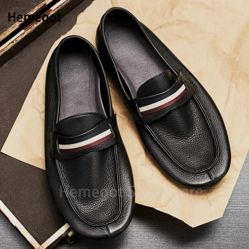 Black Leather Loafers Men's Shoes Round Toe Flats Wear-Resistant Breathable Solid Color Casual Shoes Handmade Men's Shoes
Black Leather Loafers Men's Shoes Round Toe Flats Wear-Resistant Breathable Solid Color Casual Shoes Handmade Men's Shoes