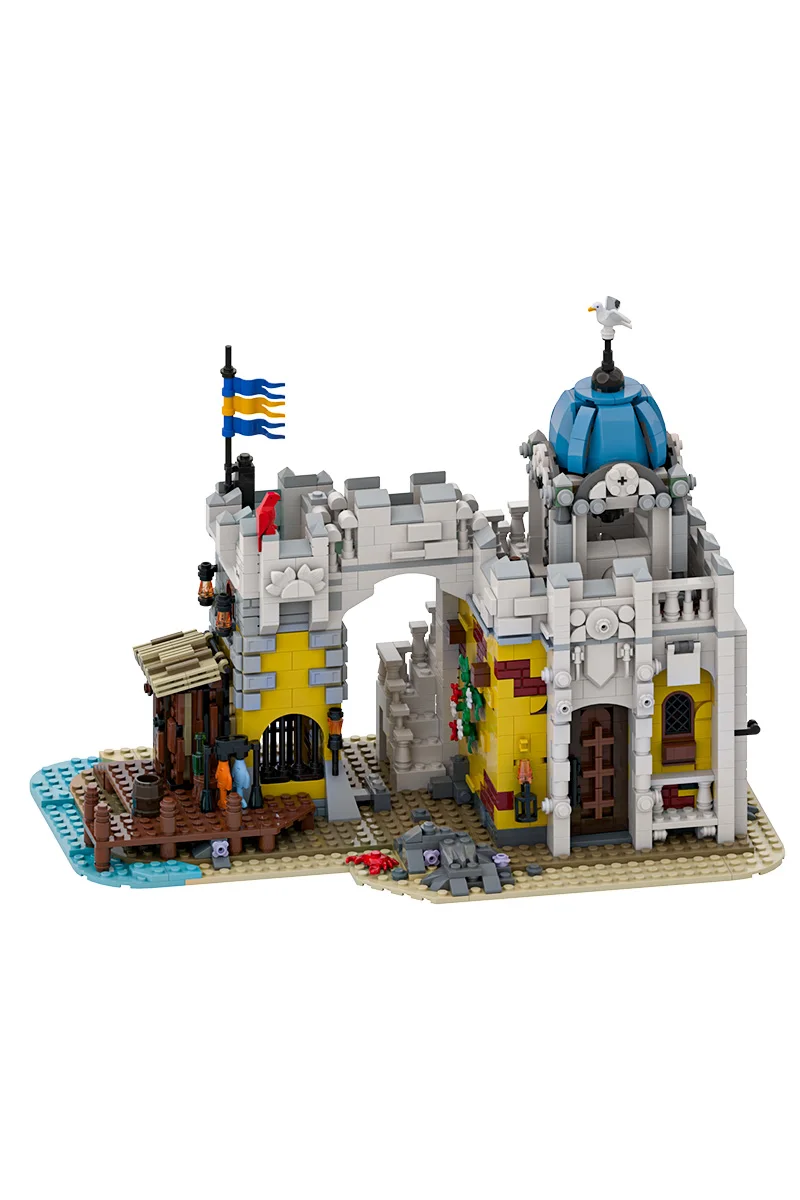 Gobricks MOC Broadside's Brig Redux Building Blocks Model Broadside's Brig Redux Modular Architecture Bricks Toys Kids DIY Gifts
Gobricks MOC Broadside's Brig Redux Building Blocks Model Broadside's Brig Redux Modular Architecture Bricks Toys Kids DIY Gifts