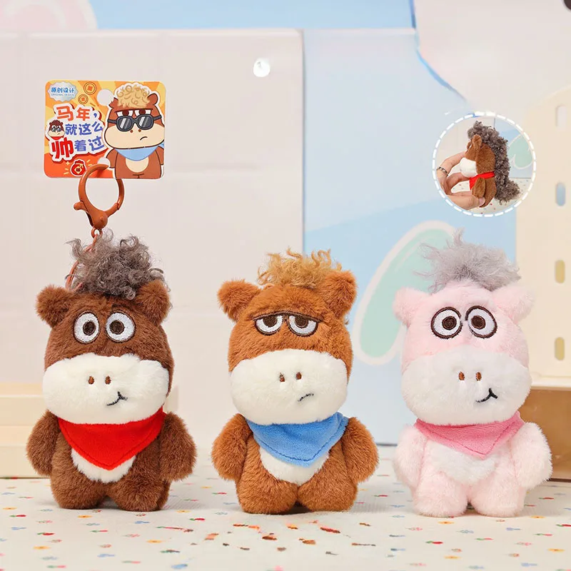 Cute Frizzy Horse Plush Keychains Funny Cartoon Animal Dolls with Scarf Bag Charms for Kids and Daily Decoration Kawaii Girls
Cute Frizzy Horse Plush Keychains Funny Cartoon Animal Dolls with Scarf Bag Charms for Kids and Daily Decoration Kawaii Girls