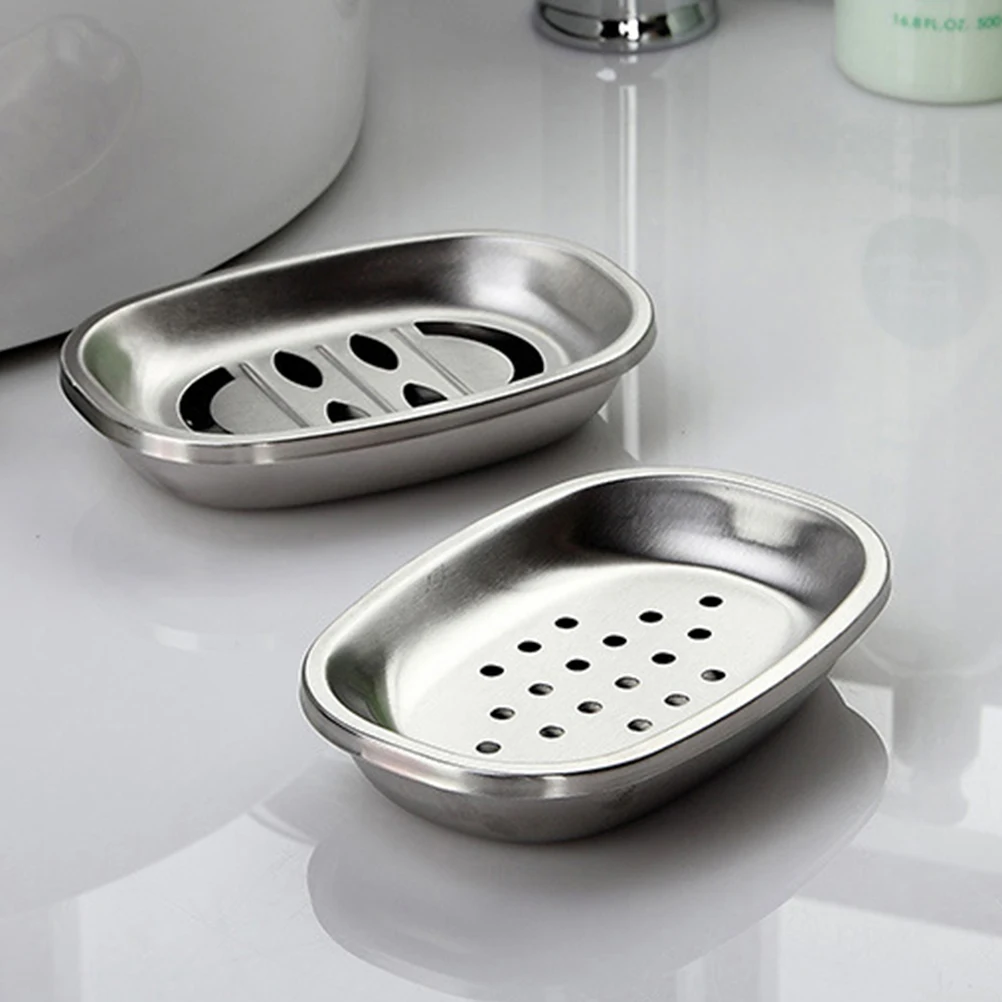 2pcs Double Layer Stainless Steel Soap Dish Tray Double Draining Soap Box Holder for Shower Bathroom Kitchen (Oval Laugh)
2pcs Double Layer Stainless Steel Soap Dish Tray Double Draining Soap Box Holder for Shower Bathroom Kitchen (Oval Laugh)