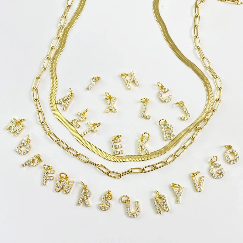 DIY Necklaces for Women Slim Shiny A-Z Initial Letter Pendant Girls Layered Snake Herringbone Chain Stainless Steel Neck Choker
DIY Necklaces for Women Slim Shiny A-Z Initial Letter Pendant Girls Layered Snake Herringbone Chain Stainless Steel Neck Choker