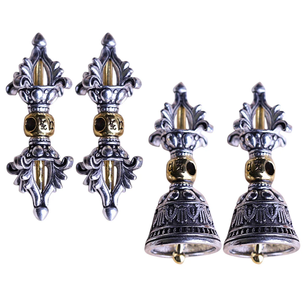 4 Pcs Lucky Pendant Vintage Pendent Key Chain Men Decor Necklace Hanging Two-color Household
4 Pcs Lucky Pendant Vintage Pendent Key Chain Men Decor Necklace Hanging Two-color Household
