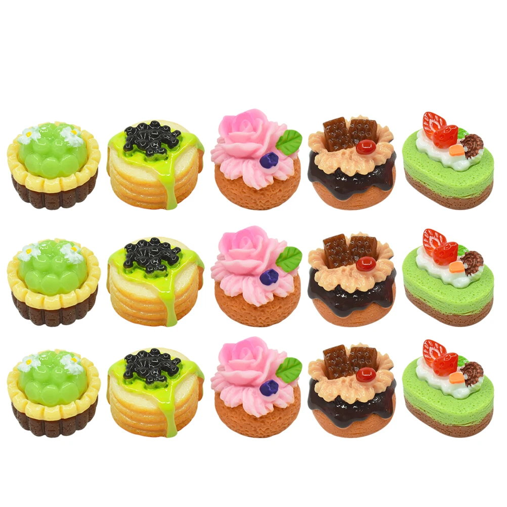 15 Pcs Cake Simulated Fruit Artificial Display Cakes Glossy Simulation Model Realistic Food
15 Pcs Cake Simulated Fruit Artificial Display Cakes Glossy Simulation Model Realistic Food