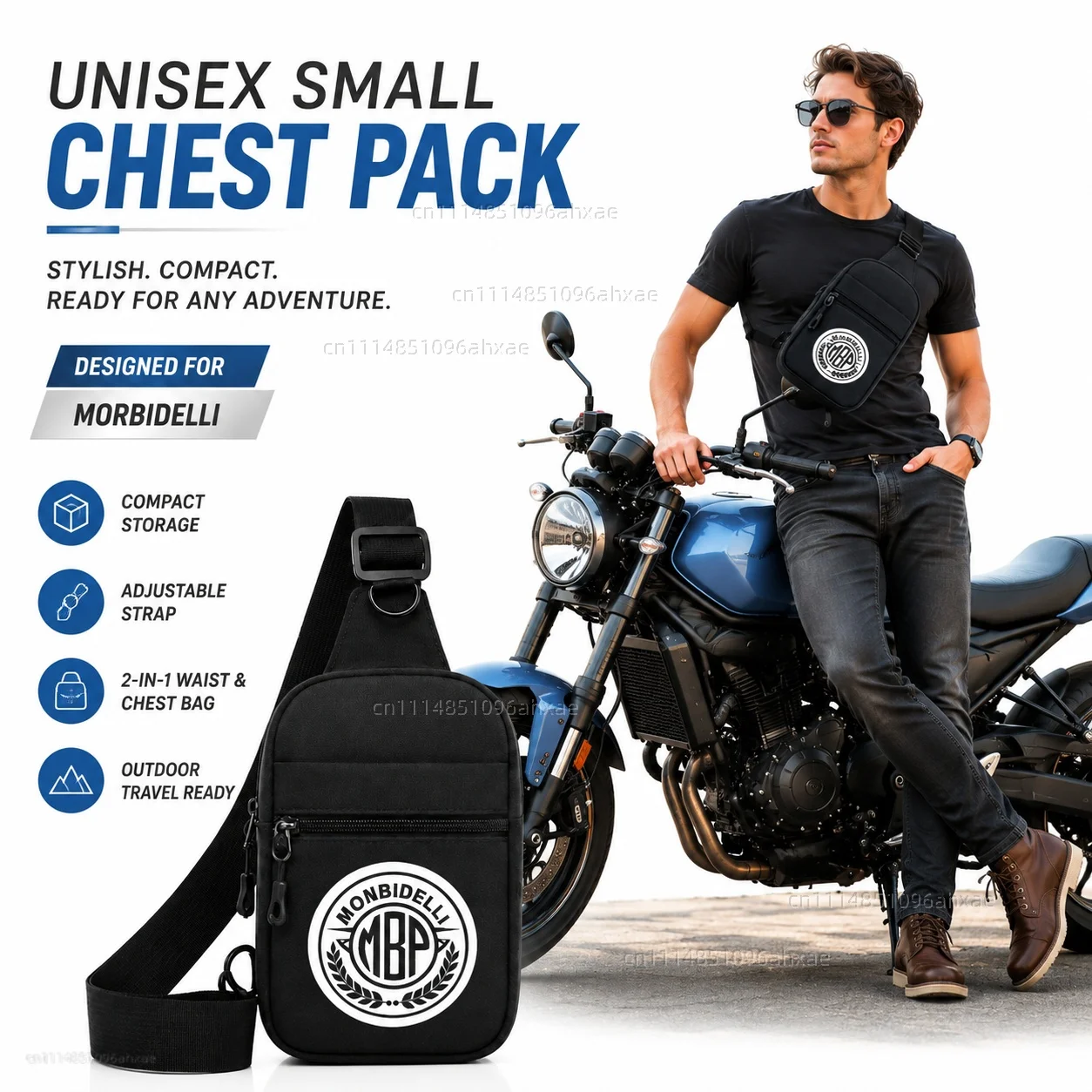 Motorcycle 2In1 Multi-functional Waist Bag Chest Bag Outdoor Travel Bag Waterproof Riding For Morbidelli T 1002 VX 502 250X 125X
Motorcycle 2In1 Multi-functional Waist Bag Chest Bag Outdoor Travel Bag Waterproof Riding For Morbidelli T 1002 VX 502 250X 125X