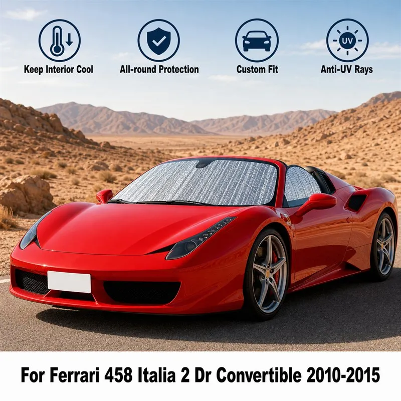 For Ferrari 458 Italia 2 Dr Convertible 2010-2015 Car Window Sunshades UV Block Privacy Heat Insulated Foldable Car Curtain
For Ferrari 458 Italia 2 Dr Convertible 2010-2015 Car Window Sunshades UV Block Privacy Heat Insulated Foldable Car Curtain