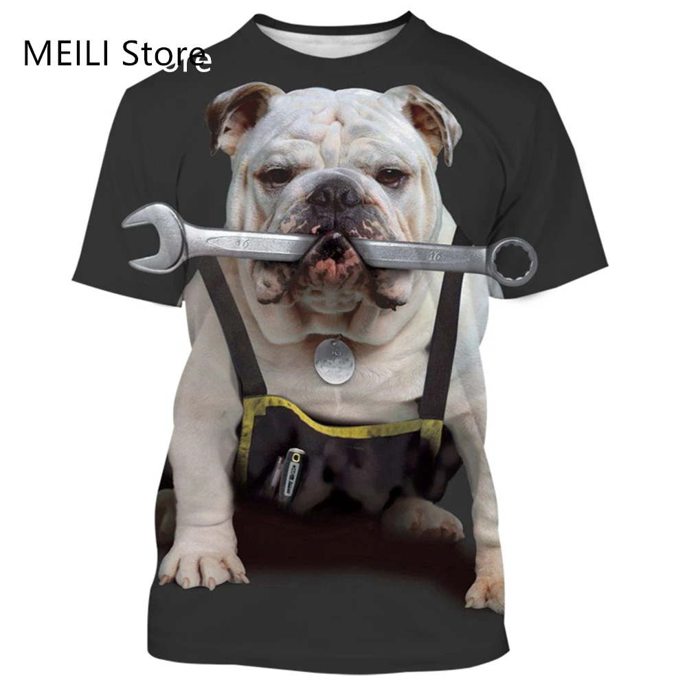 French Bulldog 3D Print Men's T Shirts Summer O-Neck Animal Short Sleeve T-Shirt Oversized Streetwear Boys Kids Cute Tees Tops
French Bulldog 3D Print Men's T Shirts Summer O-Neck Animal Short Sleeve T-Shirt Oversized Streetwear Boys Kids Cute Tees Tops