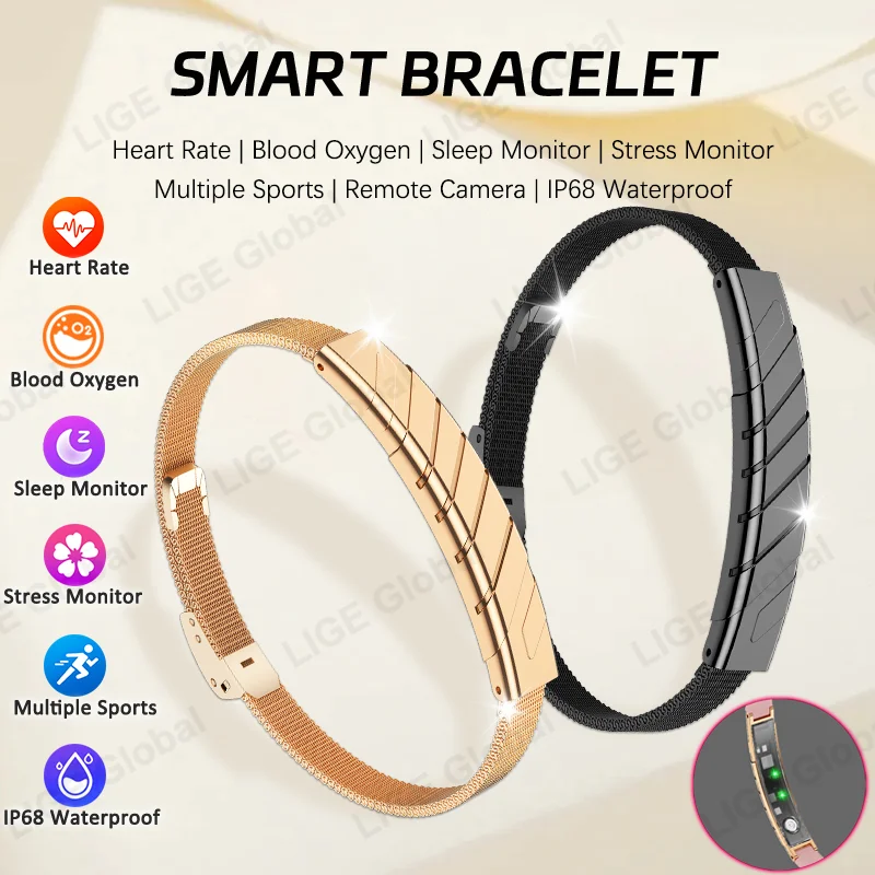 LIGE Men Women Smart Bracelet Heart Rate Sleep Monitor Health Band Waterproof Sports Fitness Tracker Smartwatch For Android iOS
LIGE Men Women Smart Bracelet Heart Rate Sleep Monitor Health Band Waterproof Sports Fitness Tracker Smartwatch For Android iOS