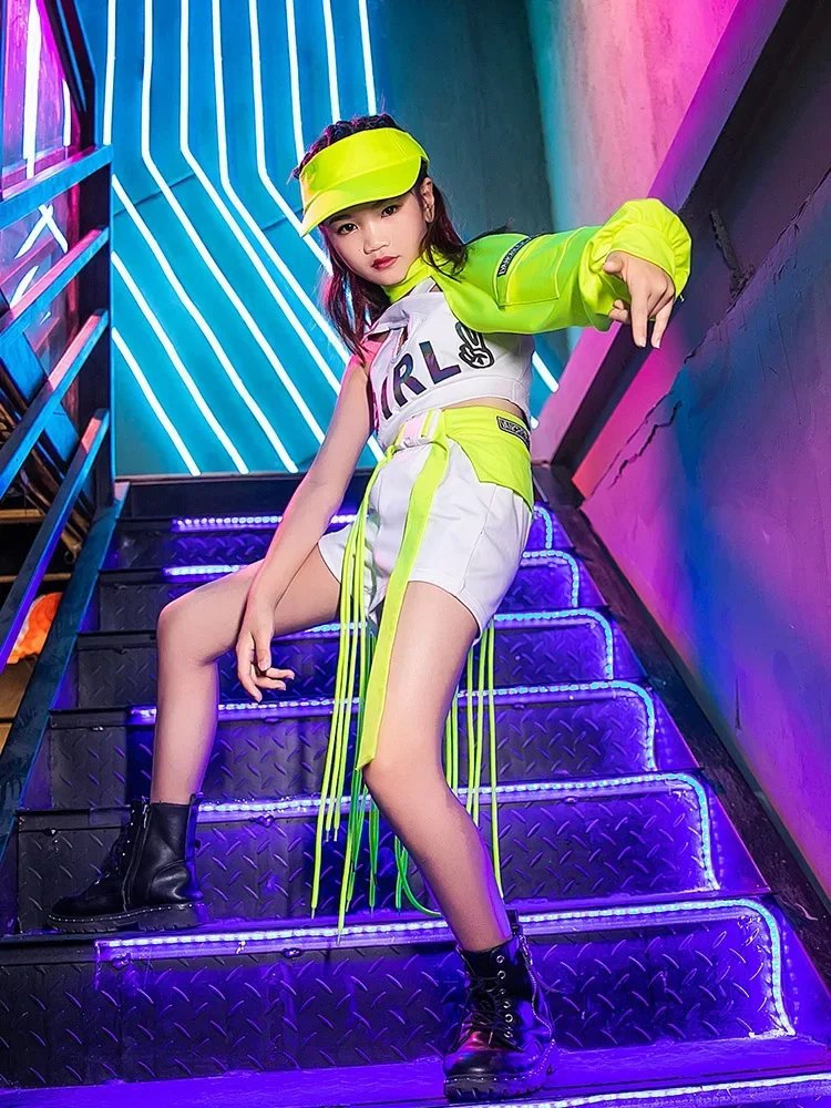 ZZL Urban Dance Girl Clothes Children Hip-hop Dance Performance Suit Girls Fashion Jazz Dance Girls Clothing Children Cool
ZZL Urban Dance Girl Clothes Children Hip-hop Dance Performance Suit Girls Fashion Jazz Dance Girls Clothing Children Cool