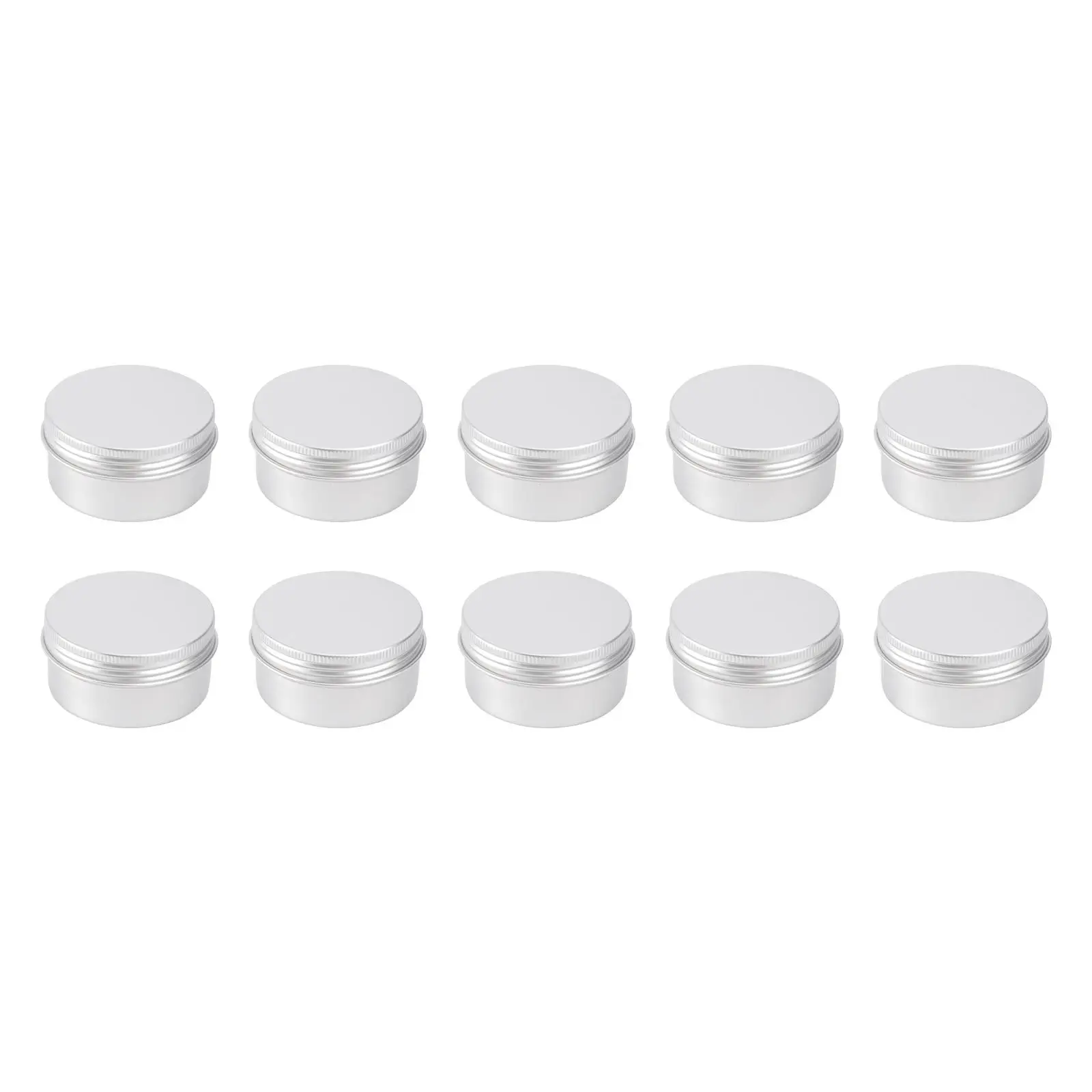 10 Pcs Mini Aluminium Boxes Cosmetics Containers Travel Size Portable Refillable For Eye Shadows Lotions Creams Ointments
10 Pcs Mini Aluminium Boxes Cosmetics Containers Travel Size Portable Refillable For Eye Shadows Lotions Creams Ointments