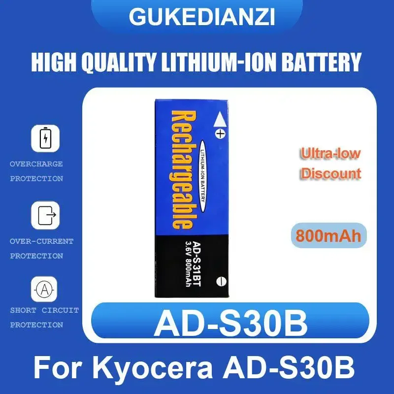 Battery For Kyocera AD-S30B APP00252
Battery For Kyocera AD-S30B APP00252