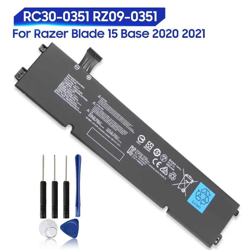 Новый сменный аккумулятор для Razer Blade 15, база 2021 2020 RZ09-0369X RZ09-03519E11 RC30-0351 RZ09-0351 60,8 Втч
Новый сменный аккумулятор для Razer Blade 15, база 2021 2020 RZ09-0369X RZ09-03519E11 RC30-0351 RZ09-0351 60,8 Втч