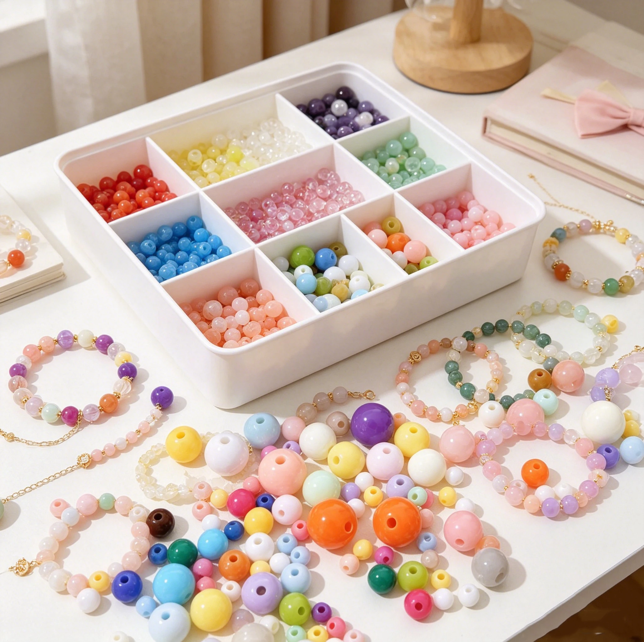 300-400Pcs Acrylic Round Loose Beads 4-10MM Dia 1MM Hole Multi-color Mix DIY Craft Materials Bracelets Jewelry Accessories
300-400Pcs Acrylic Round Loose Beads 4-10MM Dia 1MM Hole Multi-color Mix DIY Craft Materials Bracelets Jewelry Accessories