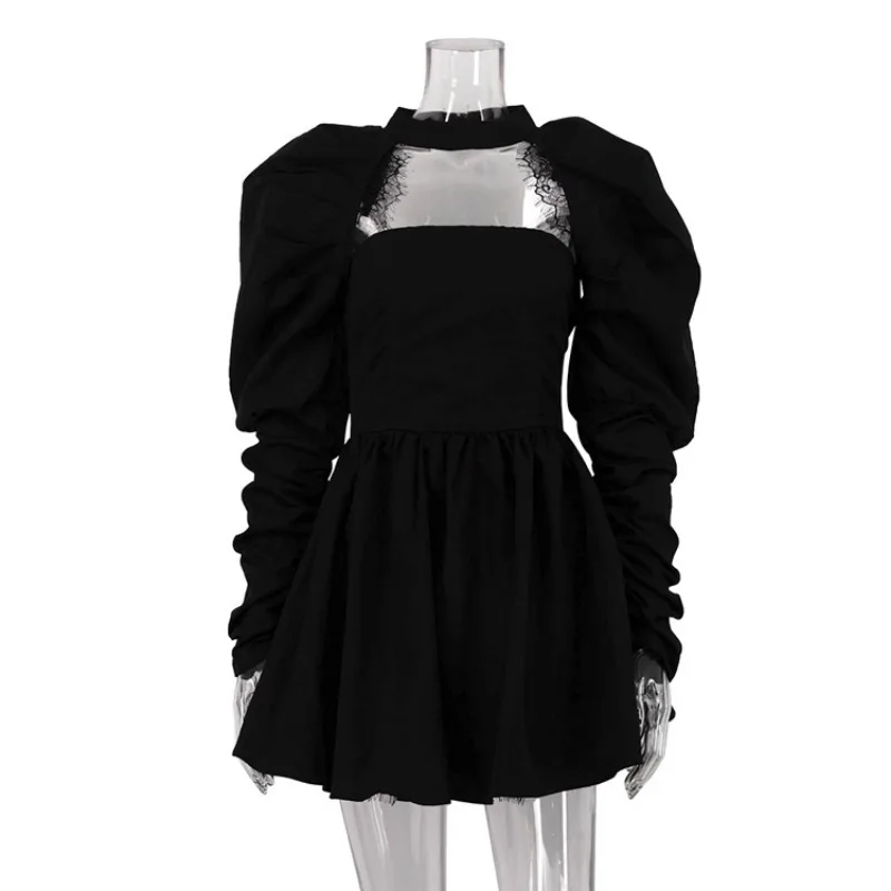 New Ladies Long-sleeved Black A-shaped Dresses Femininity High-end Sexy Backless Dress French Tube Top For Women
New Ladies Long-sleeved Black A-shaped Dresses Femininity High-end Sexy Backless Dress French Tube Top For Women