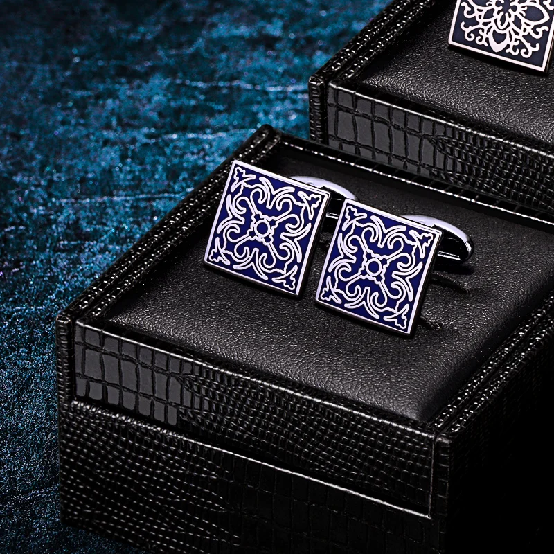 KFLK Fashion Blue cufflinks for Mens jewelry shirt Cuff link Button Brand High Quality Luxury Wedding Groom Male guests
KFLK Fashion Blue cufflinks for Mens jewelry shirt Cuff link Button Brand High Quality Luxury Wedding Groom Male guests