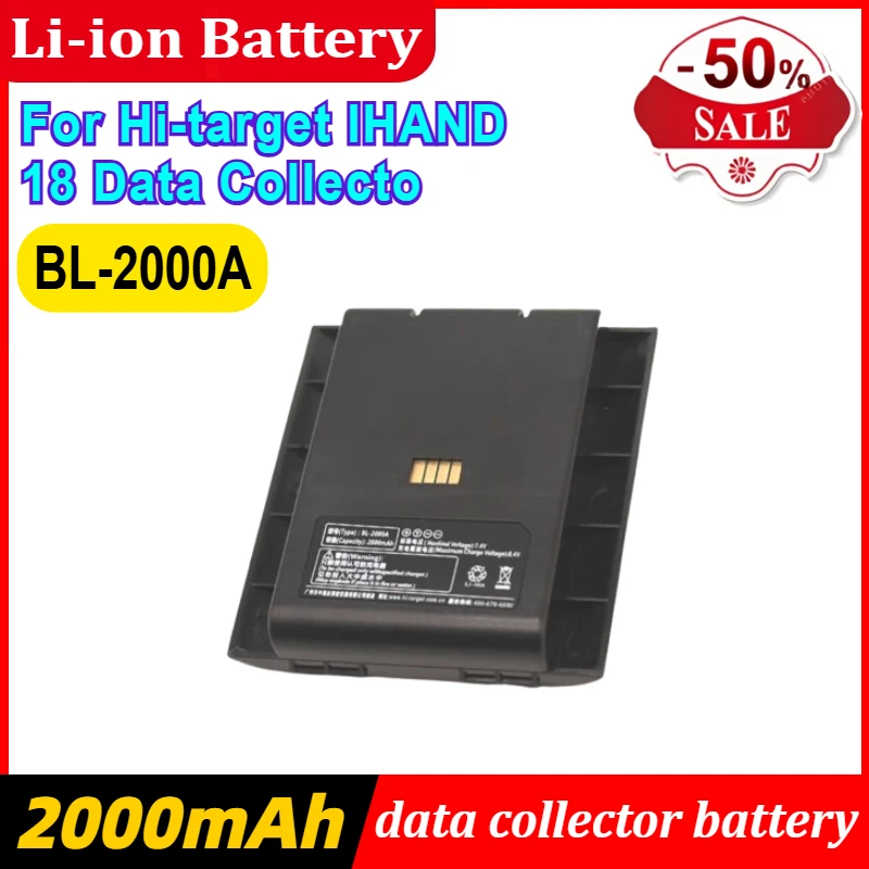 BL-2000A Battery 7.4V 2000mAh for Hi-target IHAND 18 Data Collector Li-ion Battery
BL-2000A Battery 7.4V 2000mAh for Hi-target IHAND 18 Data Collector Li-ion Battery