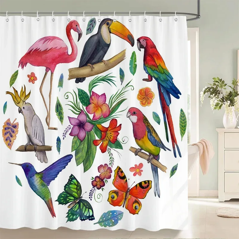 JHB23Colorful Bird Butterfly Flamingo Fabric Shower Curtain Bathroom Curtains with Hooks Waterproof Printing Bath Curtain Ho9Kj(
JHB23Colorful Bird Butterfly Flamingo Fabric Shower Curtain Bathroom Curtains with Hooks Waterproof Printing Bath Curtain Ho9Kj(