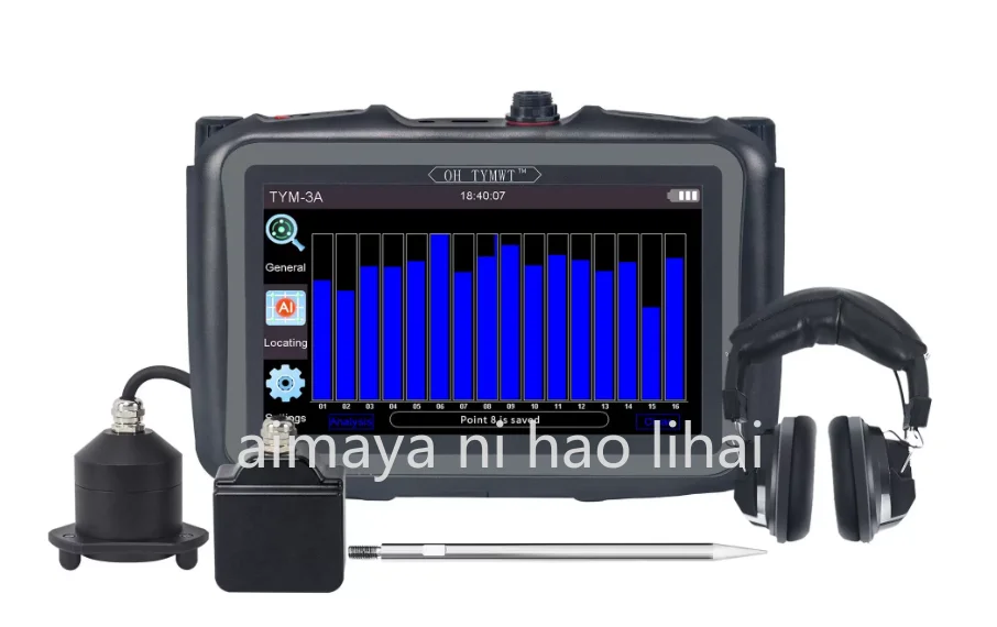 NEW Pipelines Water Leak Detector Plumber PQWT TYM-A Series Underground and Walls Pipes Leakage Detection Acoustic Device
NEW Pipelines Water Leak Detector Plumber PQWT TYM-A Series Underground and Walls Pipes Leakage Detection Acoustic Device