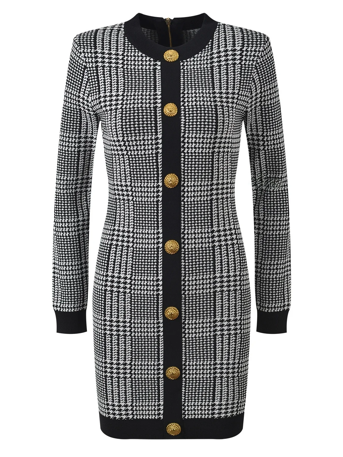 Elegant Long Sleeve Wrap Body Slim Fit round Neck Dress Women's High-End Version Parisian Luxury Contrast Color Plaid Gold Bu...
Elegant Long Sleeve Wrap Body Slim Fit round Neck Dress Women's High-End Version Parisian Luxury Contrast Color Plaid Gold Bu...