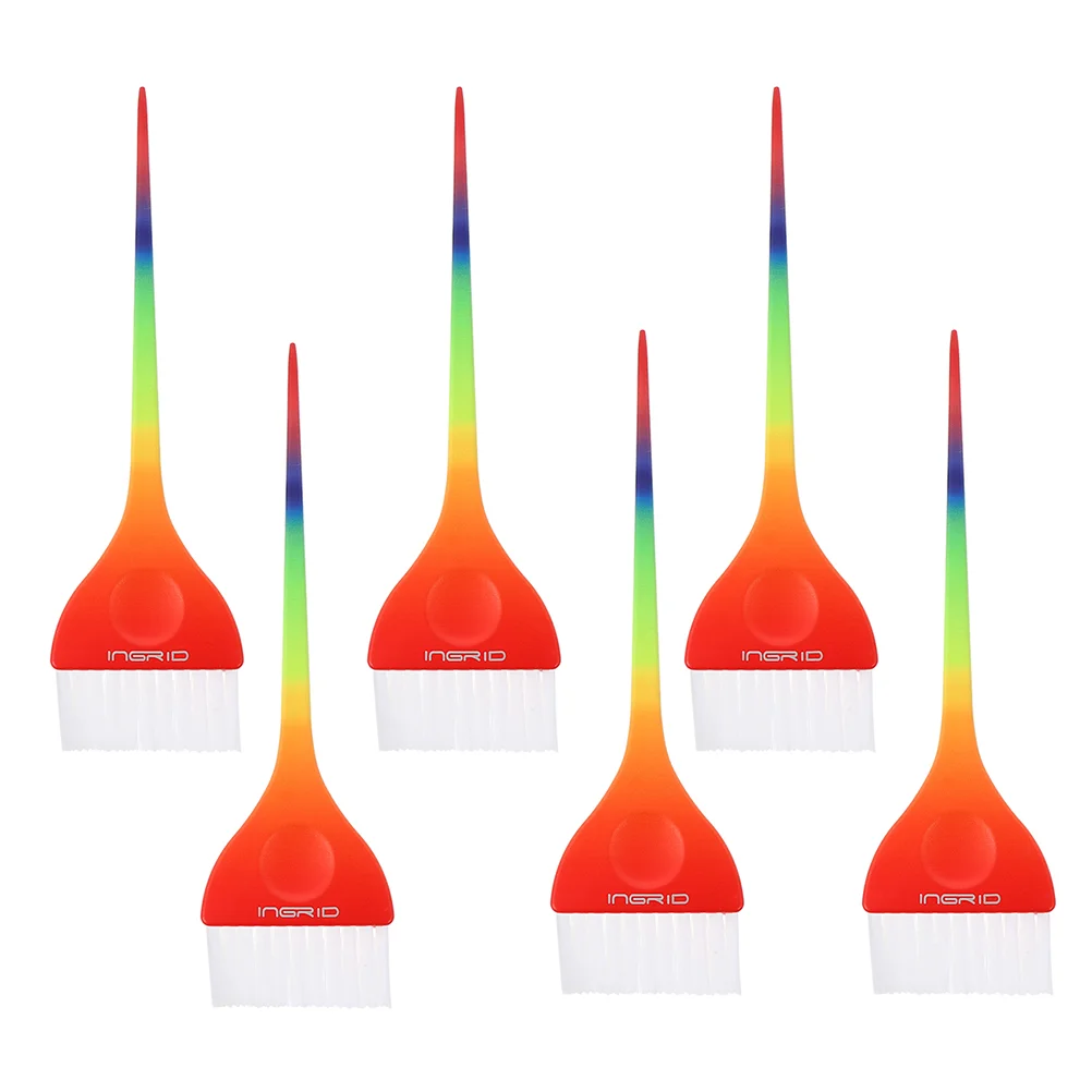 6 Pcs Highlight Brush Rainbow Hair Color Coloring Frosted Professional Styling Tool
6 Pcs Highlight Brush Rainbow Hair Color Coloring Frosted Professional Styling Tool