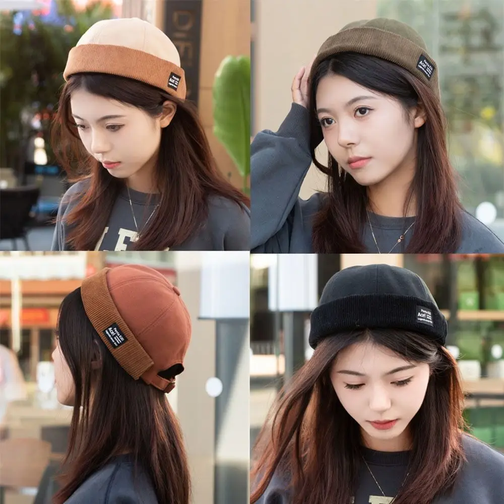 High-quality Corduroy Docker Cap Windproof Streetwear Beanie Hats Hip Hop Warm Dome Cap Women 
High-quality Corduroy Docker Cap Windproof Streetwear Beanie Hats Hip Hop Warm Dome Cap Women