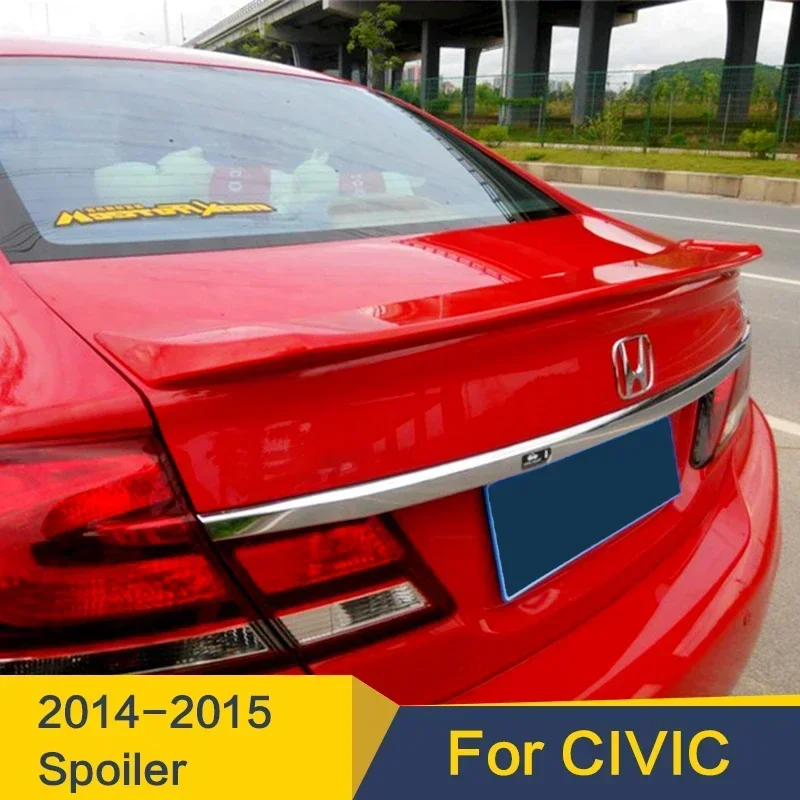 Задняя крышка багажника, автомобильные спойлеры, крыло для Honda Civic, спойлер 2014 2015, материал ABS, украшение заднего крыла, специальные аксессуары
Задняя крышка багажника, автомобильные спойлеры, крыло для Honda Civic, спойлер 2014 2015, материал ABS, украшение заднего крыла, специальные аксессуары