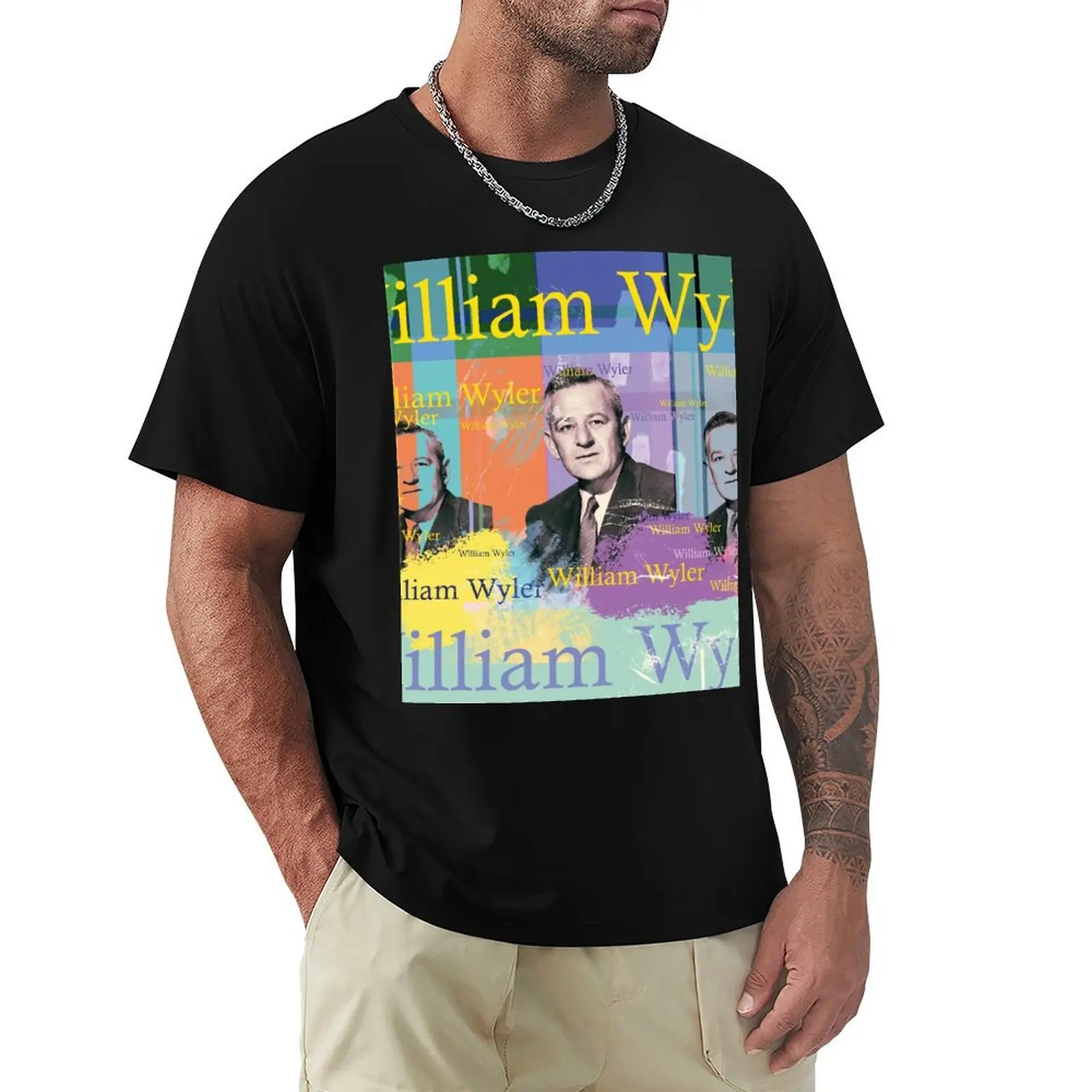 William Wyler Portrait T-Shirt funny shirt cotton quick-drying graphic shirts men t shirt
William Wyler Portrait T-Shirt funny shirt cotton quick-drying graphic shirts men t shirt