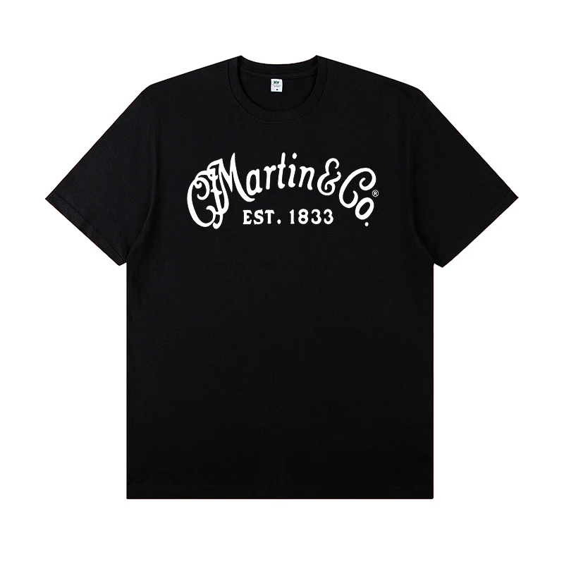 Костюм гитариста Мартина, футболка для рок-группы, мужская хлопковая футболка с короткими рукавами и принтом инструментов, летняя одежда, топы, футболки
Костюм гитариста Мартина, футболка для рок-группы, мужская хлопковая футболка с короткими рукавами и принтом инструментов, летняя одежда, топы, футболки