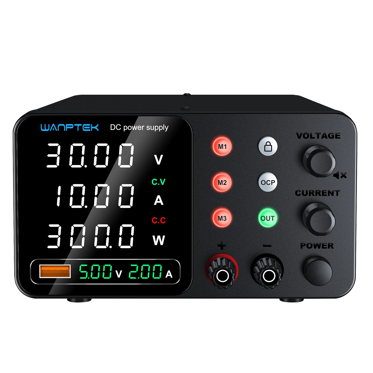 New 30V 10A Laboratory Power Supply with Triple Storage 5V 2A USB-A Interface Fast Charging For Cell Phone Appliance Repair
New 30V 10A Laboratory Power Supply with Triple Storage 5V 2A USB-A Interface Fast Charging For Cell Phone Appliance Repair