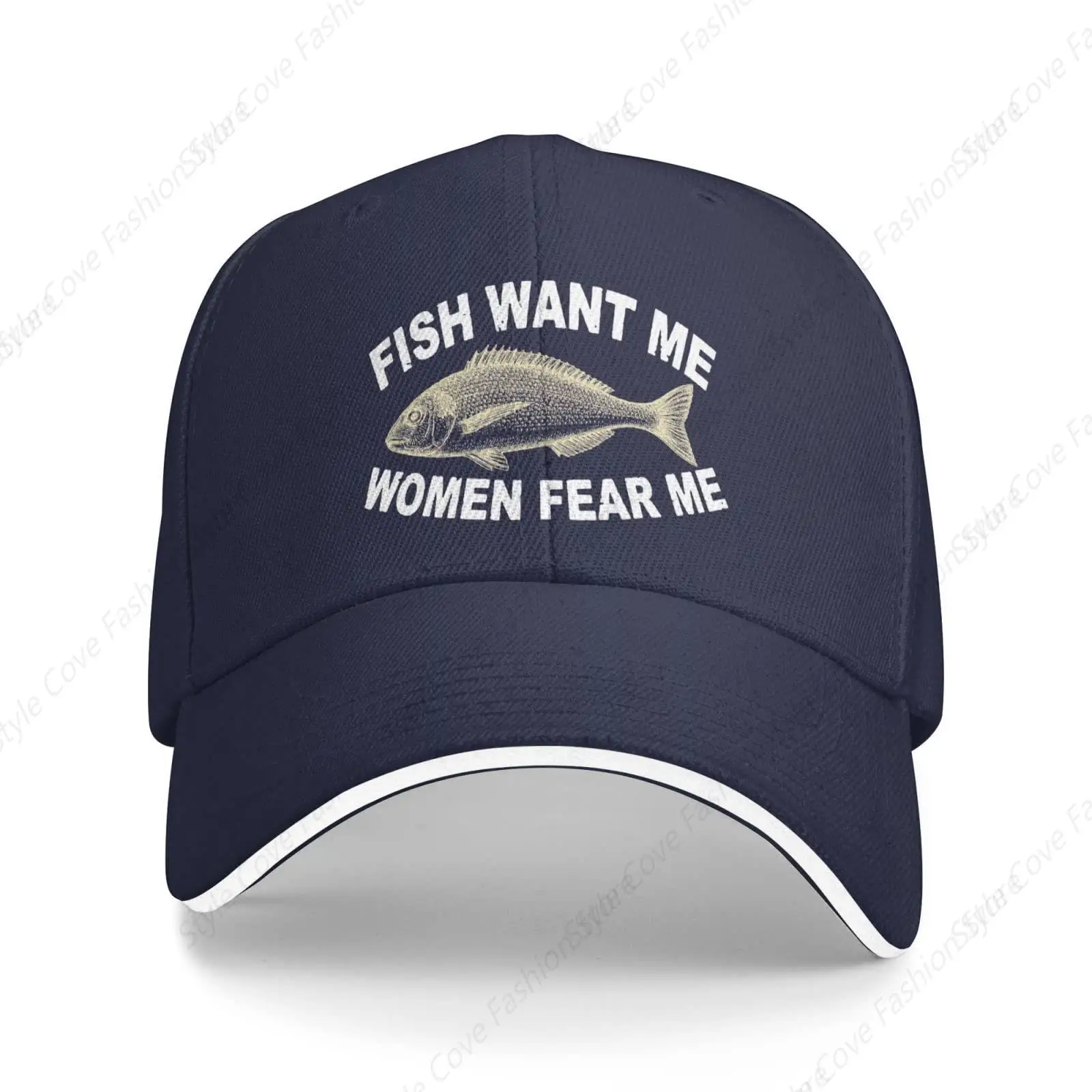 Fish Want Me Women Fear Me Baseball Cap Men Women Baseball Cap Four Seasons Outdoor Fishing Hat Adjustable Hip Hop Castette Cap
Fish Want Me Women Fear Me Baseball Cap Men Women Baseball Cap Four Seasons Outdoor Fishing Hat Adjustable Hip Hop Castette Cap