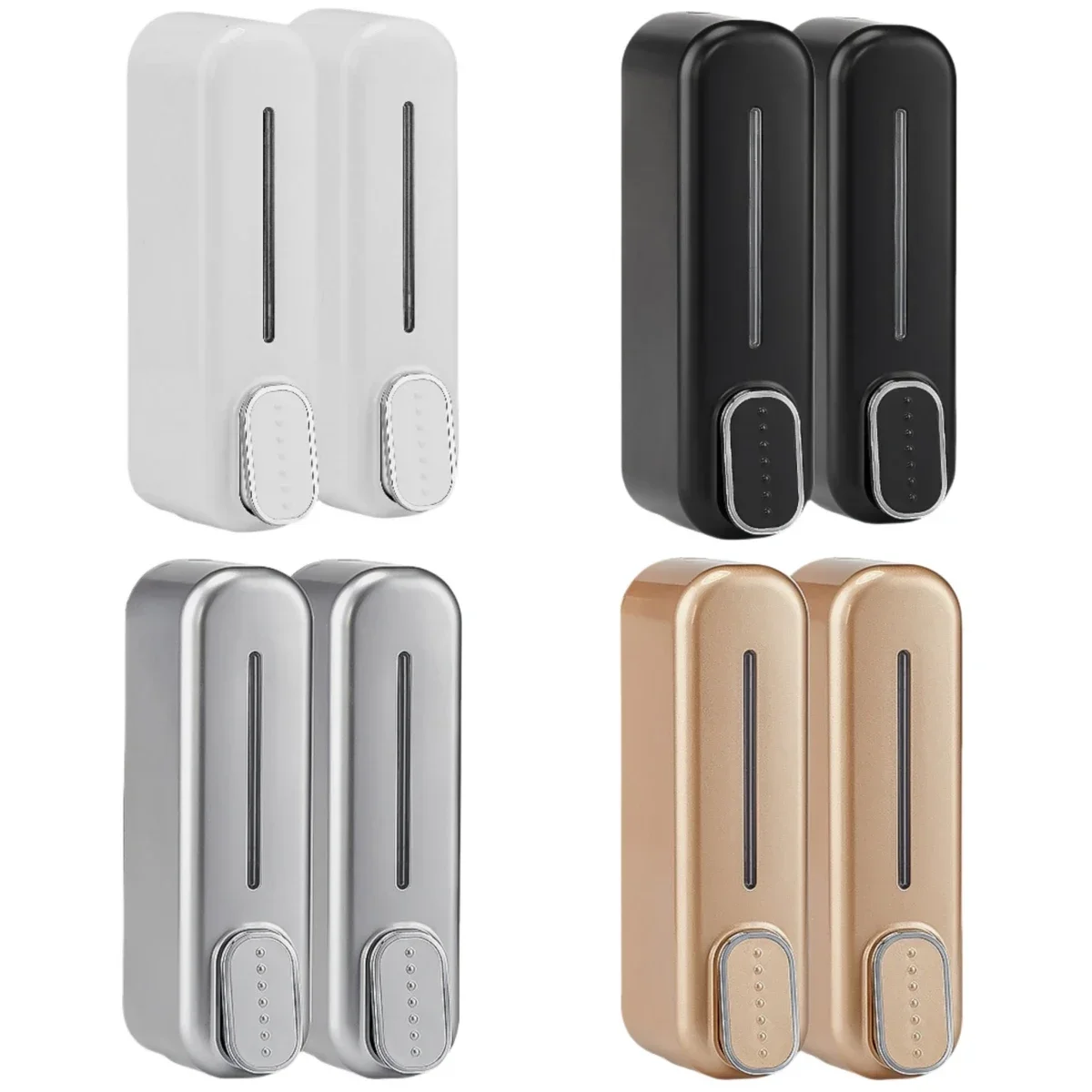 Wall Mounted Soap Dispenser 400ML Pump Bottle For Shower Gel Shampoo Double Head Manual Press Conditioner Plastic Soap Dispenser
Wall Mounted Soap Dispenser 400ML Pump Bottle For Shower Gel Shampoo Double Head Manual Press Conditioner Plastic Soap Dispenser
