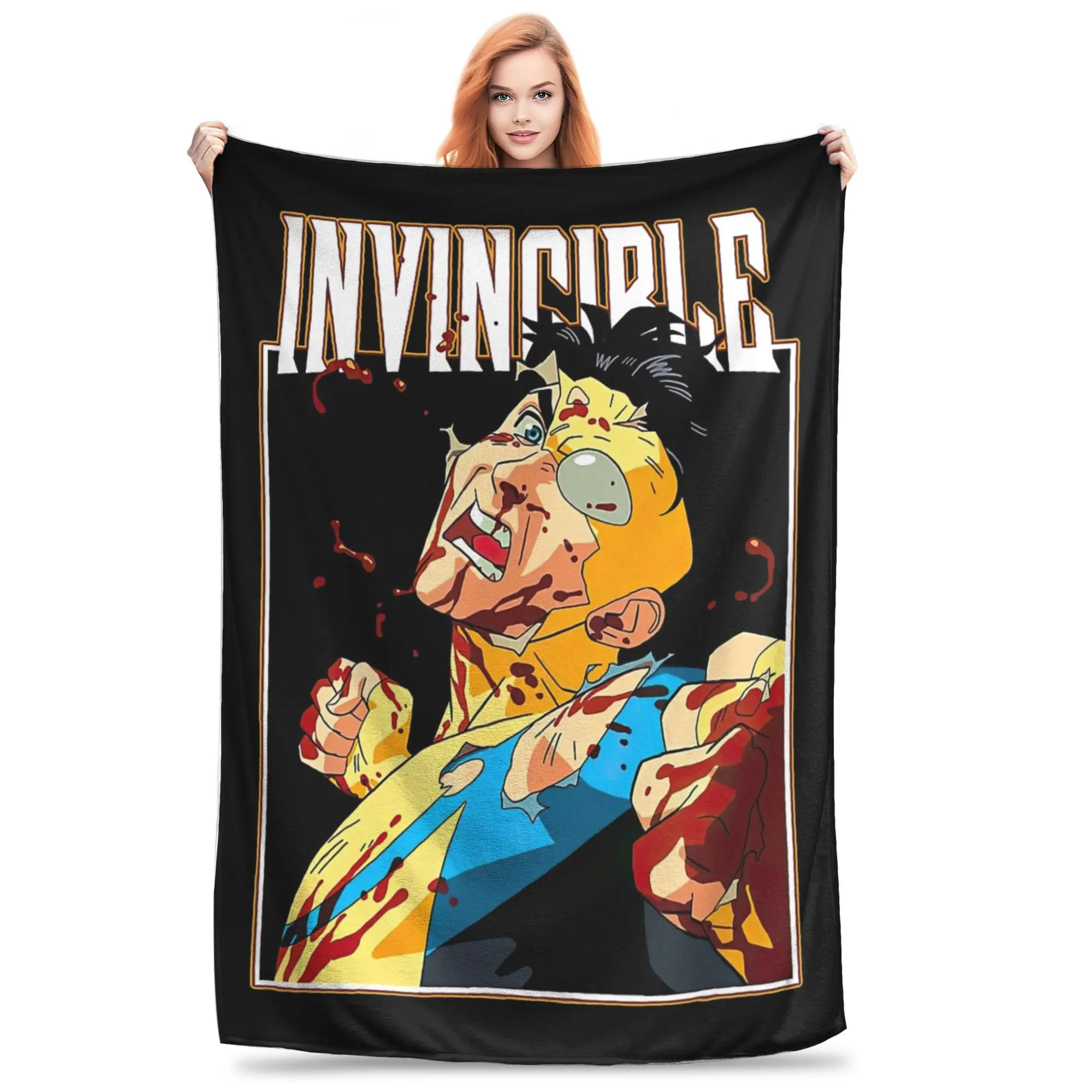Одеяла Invincible Battle с поврежденными отметками, флисовый текстильный декор, многофункциональные пледы для дивана, путешествий, плюшевое тонкое одеяло
Одеяла Invincible Battle с поврежденными отметками, флисовый текстильный декор, многофункциональные пледы для дивана, путешествий, плюшевое тонкое одеяло