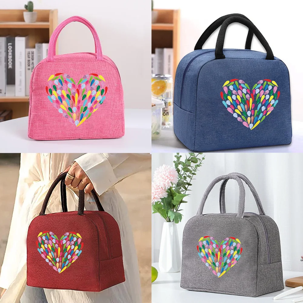 Lunch Insulated Bag for Kids Portable Meals Thermal Food Picnic Bags Handbags Organizern Watercolor Love Pattern Unisex Bag Tote
Lunch Insulated Bag for Kids Portable Meals Thermal Food Picnic Bags Handbags Organizern Watercolor Love Pattern Unisex Bag Tote