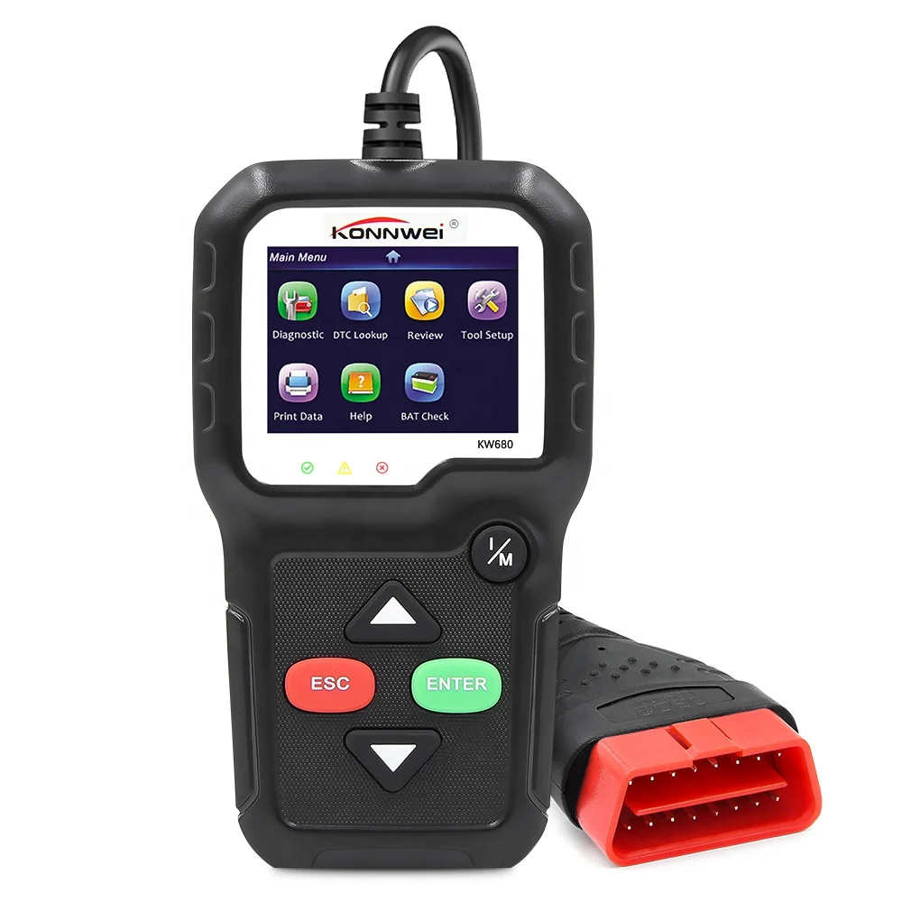 KW680 Car Diagnostic Tool OBD2 Universal Scanner Automotive Reader Scanner
KW680 Car Diagnostic Tool OBD2 Universal Scanner Automotive Reader Scanner