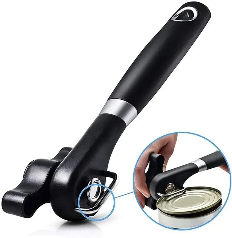 Safe Cut Can Opener, Smooth Edge Can Opener handheld, Food Grade Stainless Steel Cutting Can Opener for Kitchen & Restaurant
Safe Cut Can Opener, Smooth Edge Can Opener handheld, Food Grade Stainless Steel Cutting Can Opener for Kitchen & Restaurant