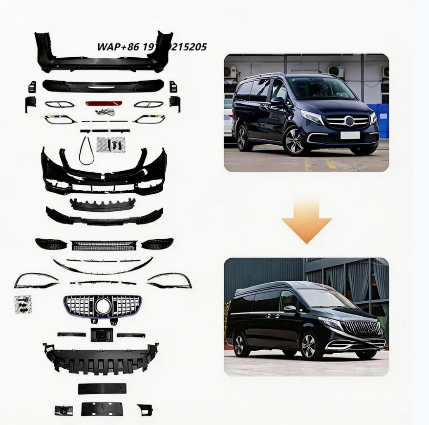 Luxury Body Kit for 2016-2024 - V-Class W447 Vito with Tow Hook Universal Fitment Clip-on Installation
Luxury Body Kit for 2016-2024 - V-Class W447 Vito with Tow Hook Universal Fitment Clip-on Installation