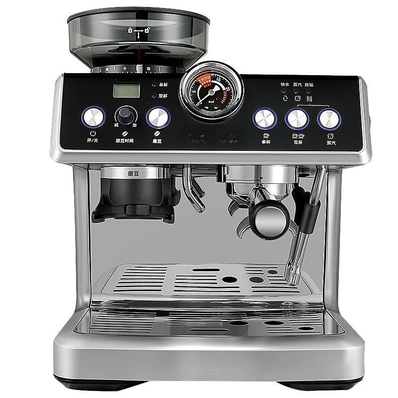 Italian grinding integrated coffee machine single and double pump type home commercial office
Italian grinding integrated coffee machine single and double pump type home commercial office