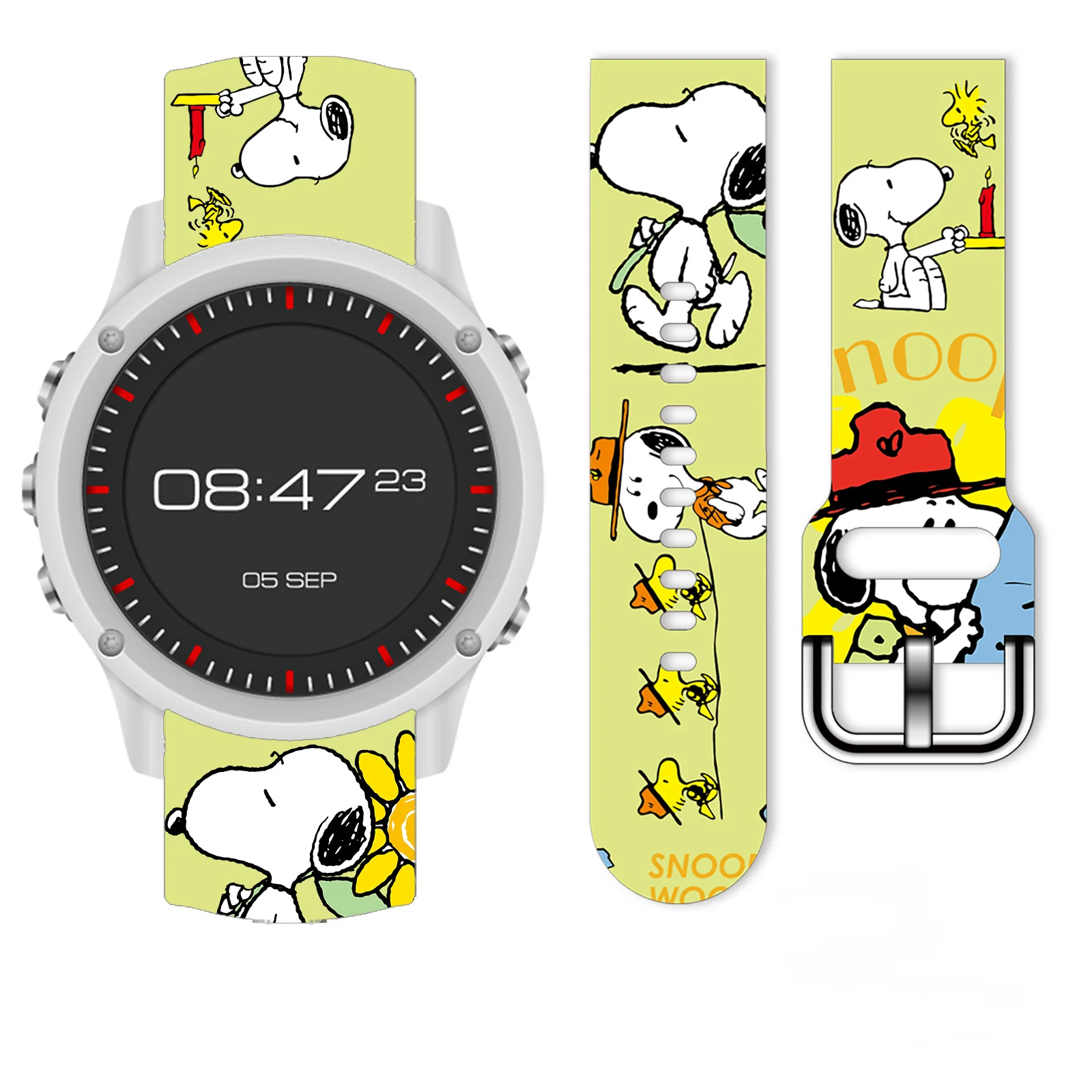 MINISO 20mm 22mm Snoopy Printed watch strap for Samsung Galaxy Watch 7/6/5 Band Replaceable Bracelet for Xiaomi Huawei Watchband
MINISO 20mm 22mm Snoopy Printed watch strap for Samsung Galaxy Watch 7/6/5 Band Replaceable Bracelet for Xiaomi Huawei Watchband