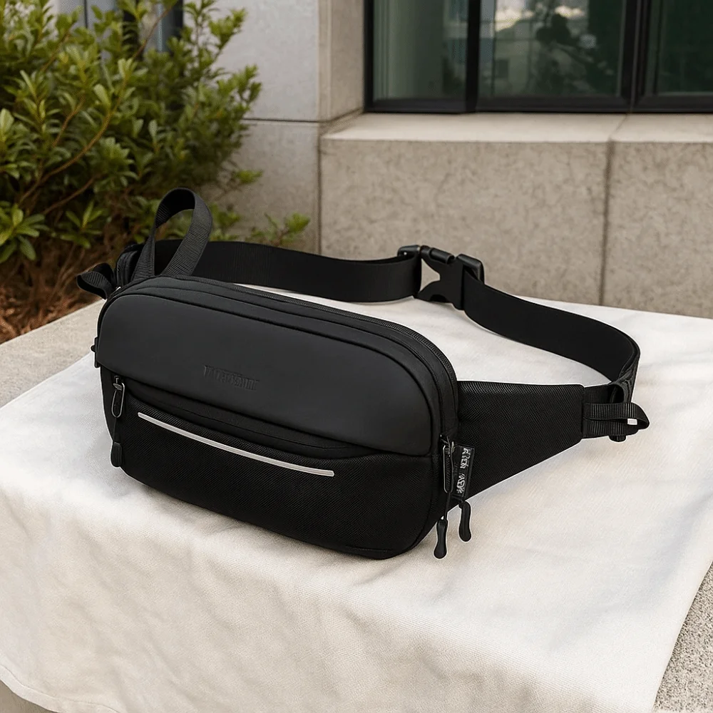 Male Waterproof Shoulder Bag Multifunction Simple Design Crossbody Sling Bag Expandable Fashionable Chest Bag Sports
Male Waterproof Shoulder Bag Multifunction Simple Design Crossbody Sling Bag Expandable Fashionable Chest Bag Sports