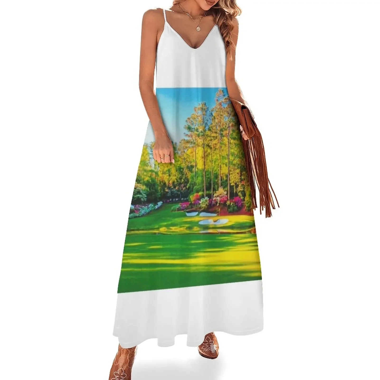 Hole 13 at Augusta National Golf Course Sleeveless Dress fairy dress elegant women's dresses for wedding dress dresses
Hole 13 at Augusta National Golf Course Sleeveless Dress fairy dress elegant women's dresses for wedding dress dresses