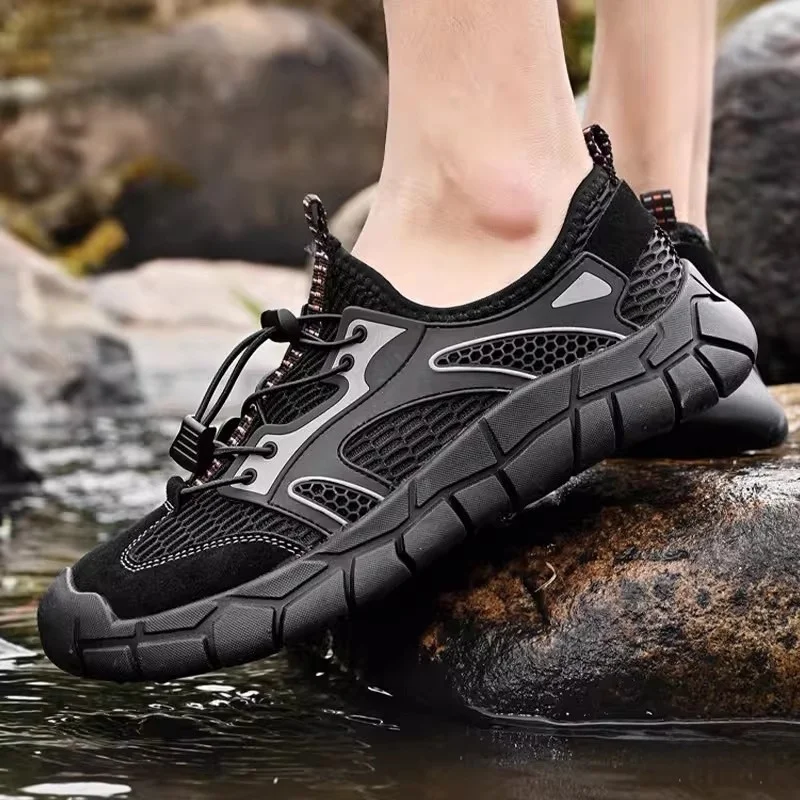 Quick Dry Sports Beach Shoes Men's Summer Breathable Casual Sandals Anti-slip Hiking Net Face Wading Shoes Men Leisure Footwear
Quick Dry Sports Beach Shoes Men's Summer Breathable Casual Sandals Anti-slip Hiking Net Face Wading Shoes Men Leisure Footwear
