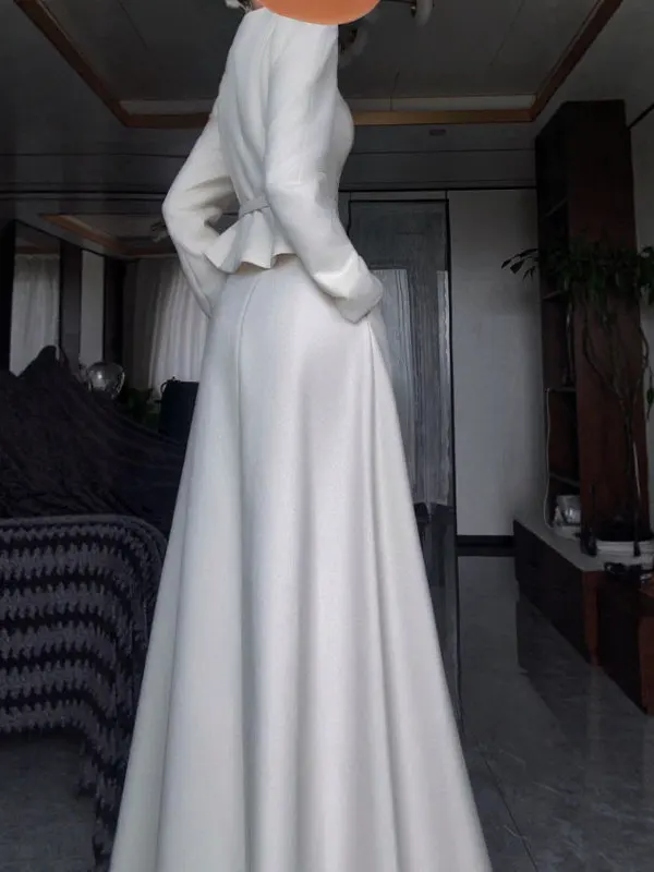 Elegant Two-Piece Set High-End Feel Top Half-Skirt Ensemble Stylish Autumn Workwear Warm Midweight Cotton round Neck West Suit
Elegant Two-Piece Set High-End Feel Top Half-Skirt Ensemble Stylish Autumn Workwear Warm Midweight Cotton round Neck West Suit