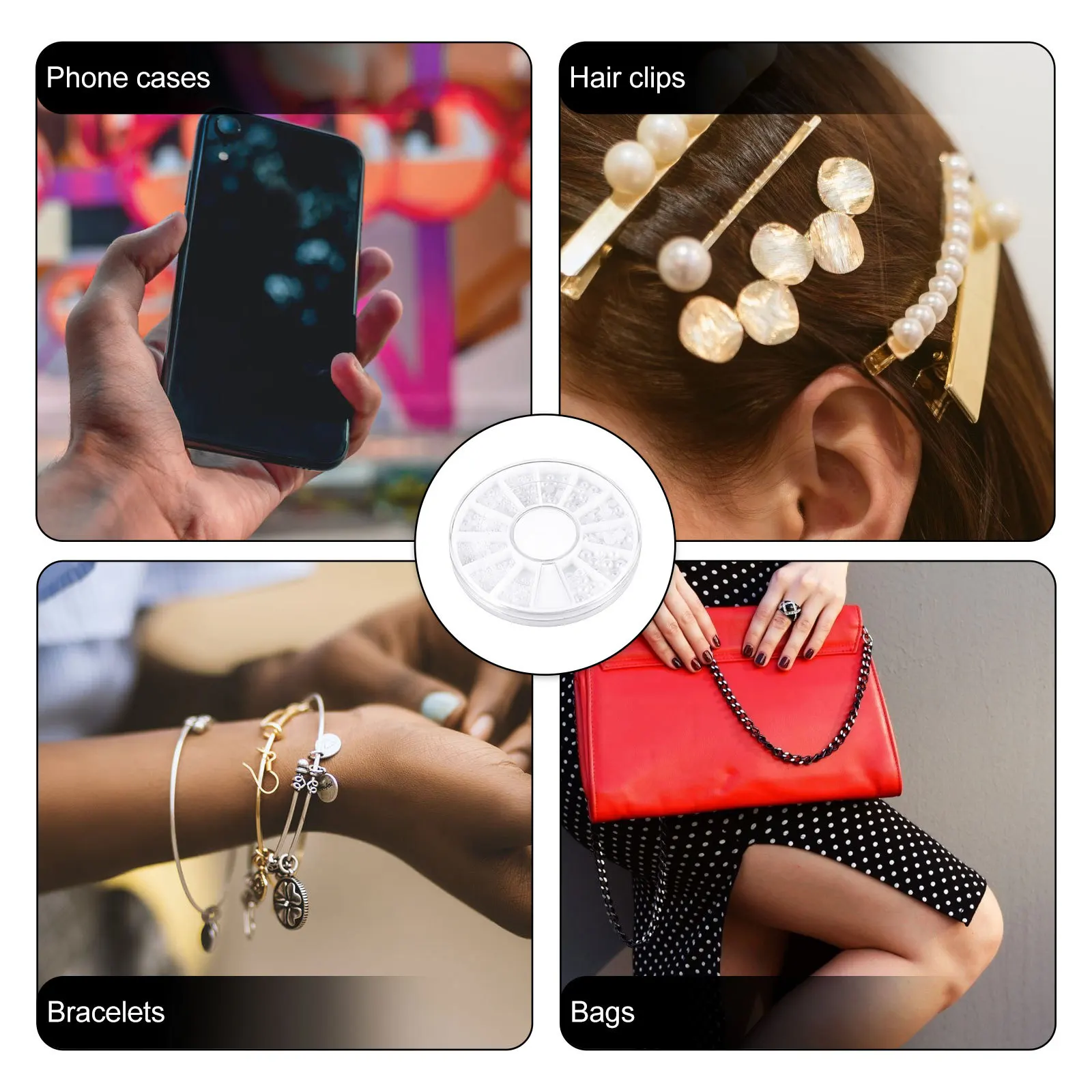 200pcs Half Round Pearl Decorations 2Mm 3Mm Mixed Sizes Flat Back Pearls For Nail Art Diy Craft White Resin Cabochons Nail
200pcs Half Round Pearl Decorations 2Mm 3Mm Mixed Sizes Flat Back Pearls For Nail Art Diy Craft White Resin Cabochons Nail