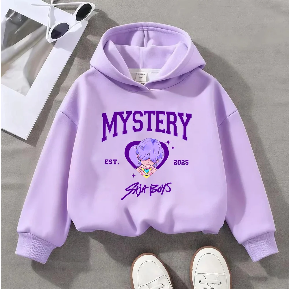 Kids' Sweatshirt Mystery EST 2025 Saji Boys Purple Hair Heart Design Casual Long Sleeve Top for Children
Kids' Sweatshirt Mystery EST 2025 Saji Boys Purple Hair Heart Design Casual Long Sleeve Top for Children