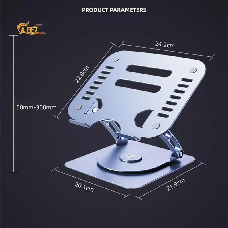 AEE7-Aluminum Alloy Laptop Stand 360° Rotatable Notebook Holder Liftable Stand For PC Laptop Bracket Tablet Computer
AEE7-Aluminum Alloy Laptop Stand 360° Rotatable Notebook Holder Liftable Stand For PC Laptop Bracket Tablet Computer
