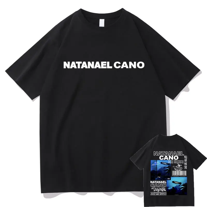 New Natanael Cano Nata Montana Double Sided Print T-shirts Men Women Hip Hop Fashion Oversized T Shirts Men's 100% Cotton Tshirt
New Natanael Cano Nata Montana Double Sided Print T-shirts Men Women Hip Hop Fashion Oversized T Shirts Men's 100% Cotton Tshirt